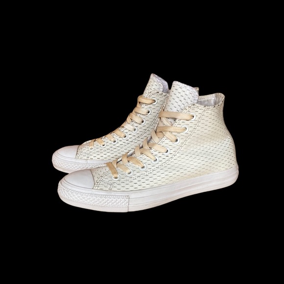 Converse Chuck Taylor All Star White Out Leather - Picture 6 of 13